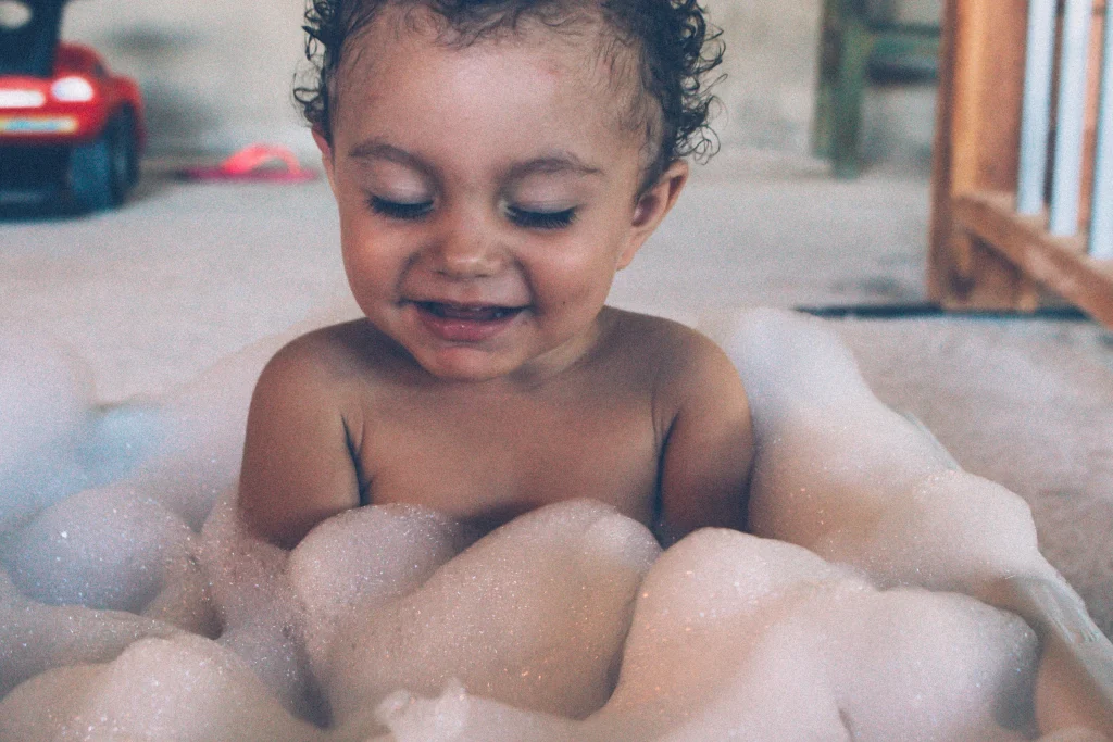 20 Calming Sensory Activities and Strategies for Your Overstimulated Toddler 15 warm bath with levender