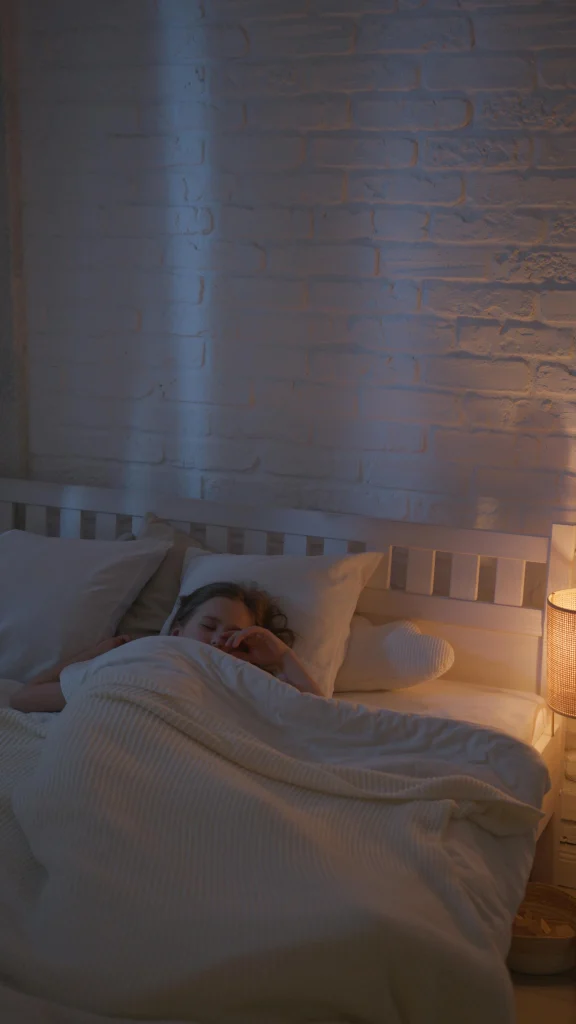 deep breaths while sleeping