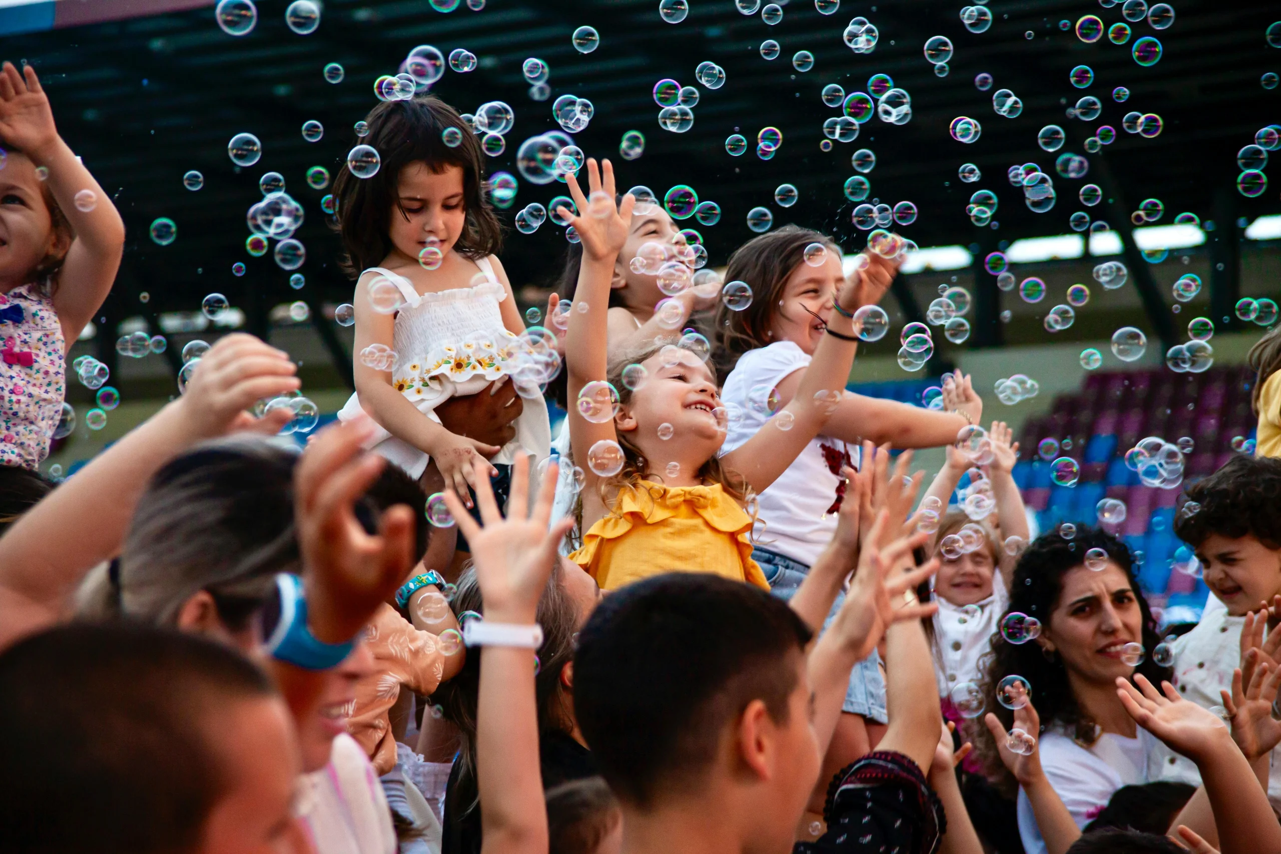 kids bubble party