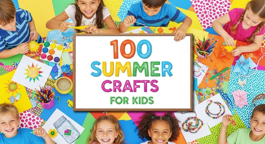 🔥 100 Irresistible Summer Crafts for Kids That Moms Swear By! 2 100 Summer Crafts