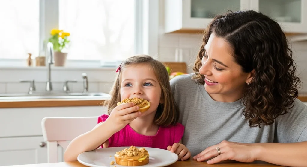 “They Actually Ate It!” 10 Healthy Meals for Kids 9 Apple Sandwiches with Peanut Butter & Granola
