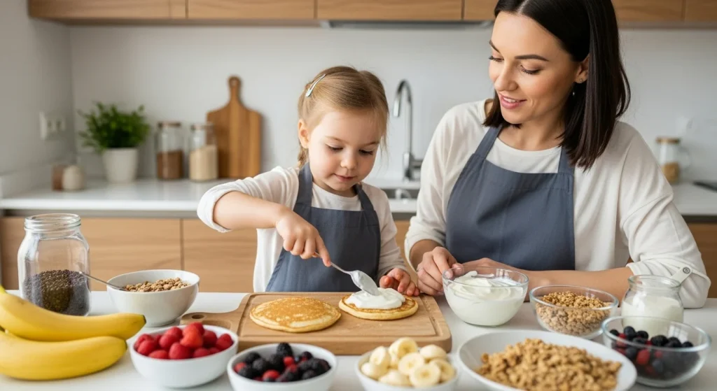 Little Tummies, Big Nutrition: Kid Meal Guide 11 Banana Pancake Sandwiches