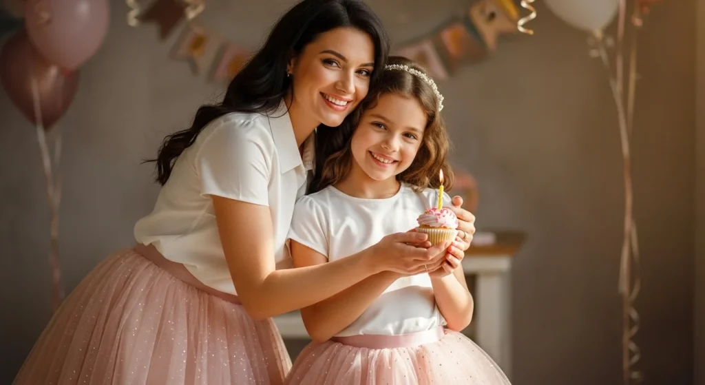 12 Cutest Mom & Daughter Matching Outfit Ideas That'll Melt Hearts Everywhere 6 Birthday Twinning in Tulle Skirts