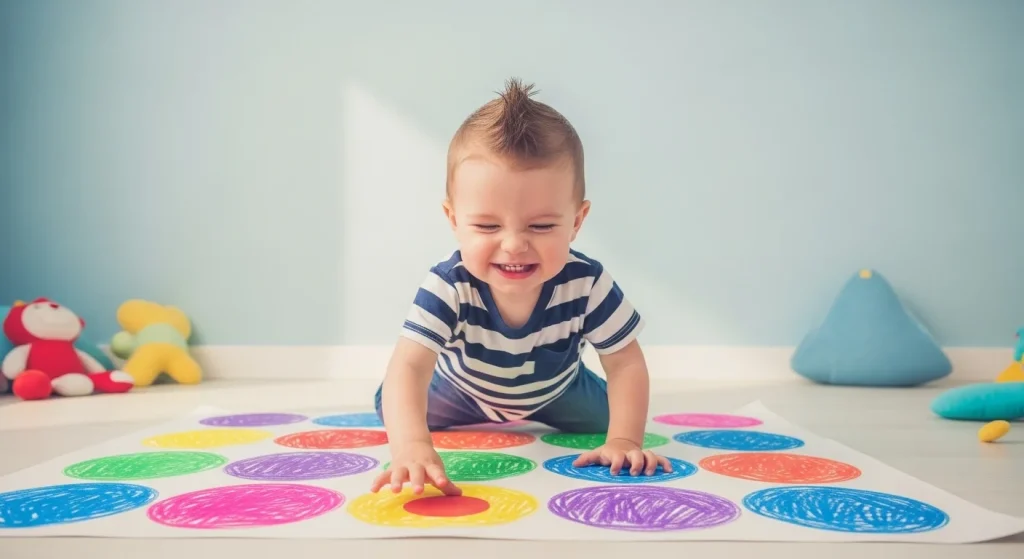 Tired of Tantrums? Try These 17 Gross Motor Activities 14 Color Hop Game