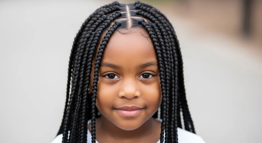 20+ Cute & Creative Kids Cornrow Hairstyles Moms Can’t Stop Pinning 12 Cornrows with Box Braids Combo style