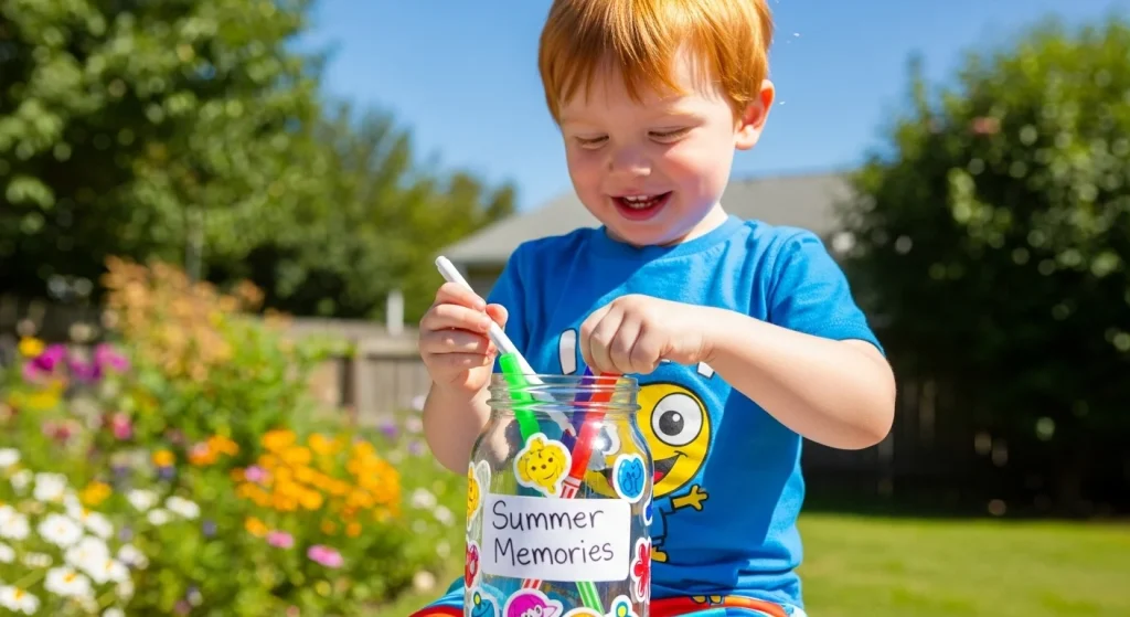 Summer Fun for Toddlers: Bucket List Magic! 12 Create a Summer Memory Jar