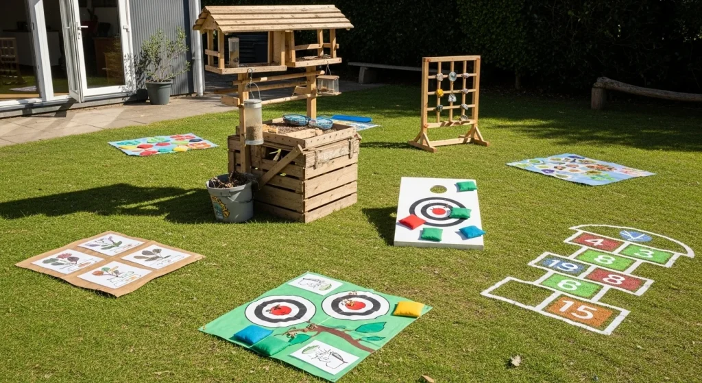 Outdoor Learning Games for Kindergarten That Teach 13 DIY Bird Feeder Station