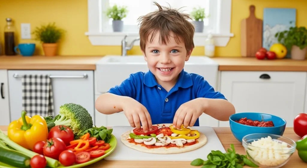 Little Tummies, Big Nutrition: Kid Meal Guide 8 DIY Pizza Pitas