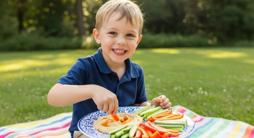 Hummus & Veggie Sticks