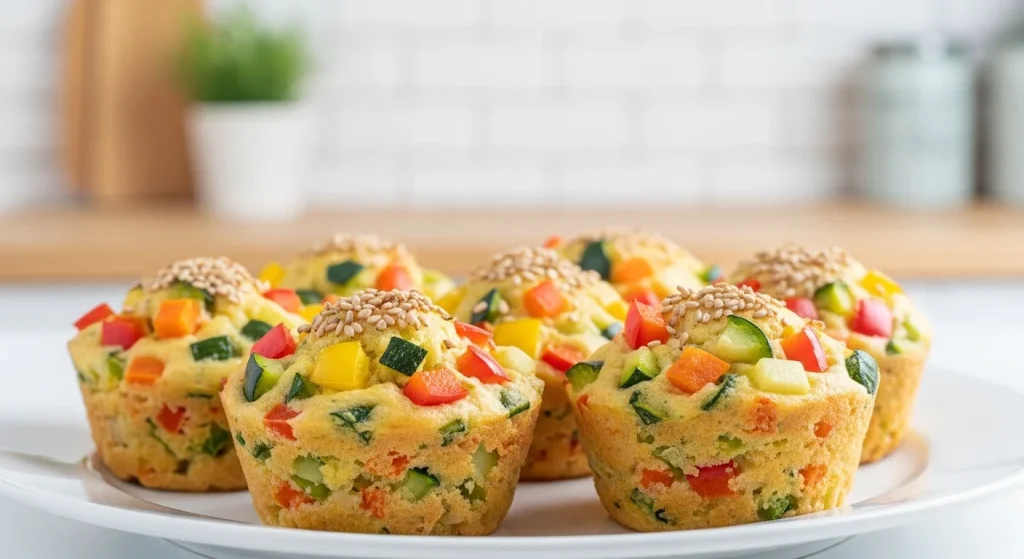 Little Tummies, Big Nutrition: Kid Meal Guide 5 Mini Veggie Muffins