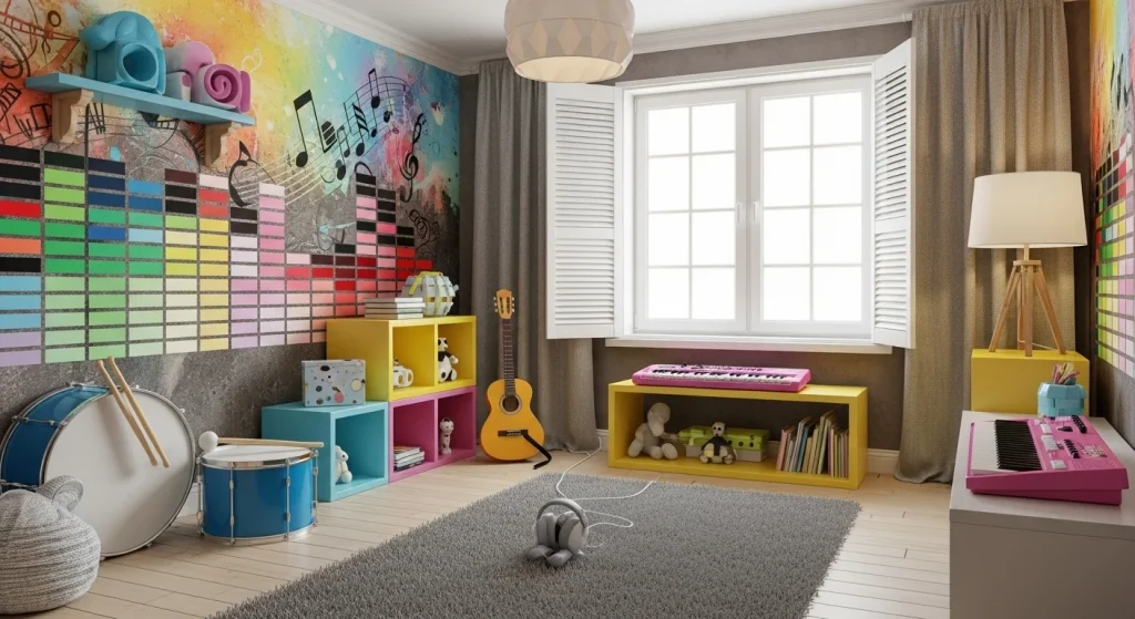 20+ Magical Rooms That Make Kids Feel Safe & Seen 16 Music-Inspired Room