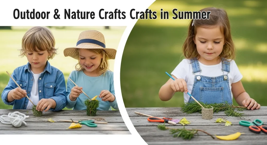 🔥 100 Irresistible Summer Crafts for Kids That Moms Swear By! 3 Outdoor & Nature Crafts