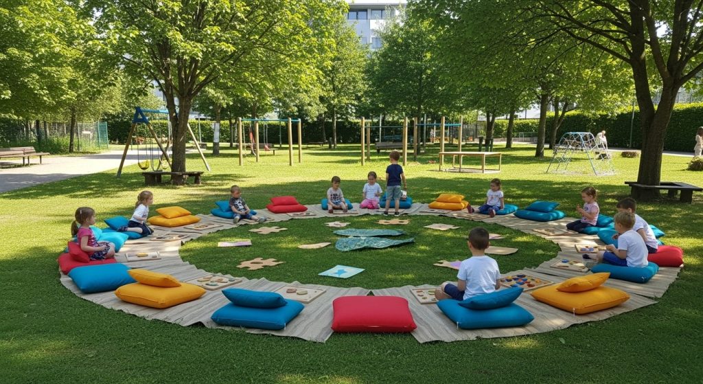 Outdoor Learning Games for Kindergarten That Teach 9 Outdoor Story Circle