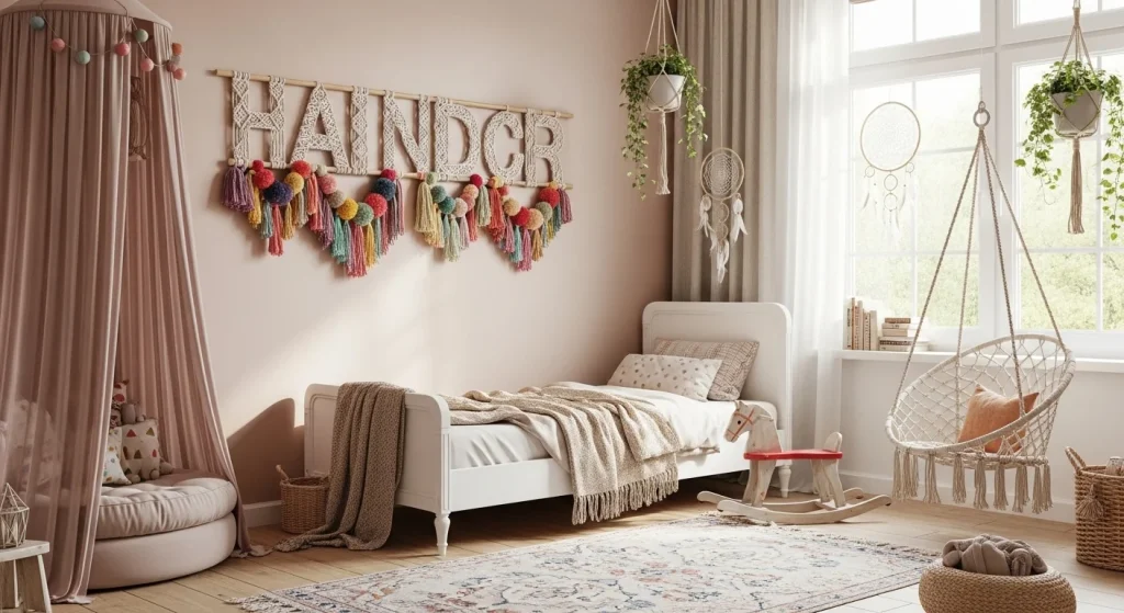 Boho Kids’ Rooms That Feel Like a Hug 14 Personalized Name Signs