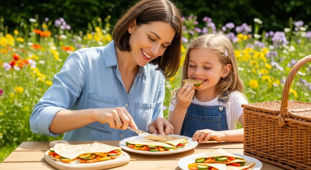 “They Actually Ate It!” 10 Healthy Meals for Kids 3 Rainbow Veggie Quesadillas