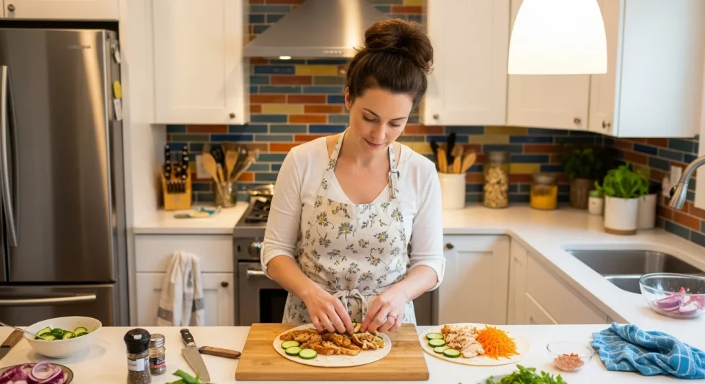 Easy 5-Minute Meals for Busy Moms 13 Rotisserie Chicken Wraps