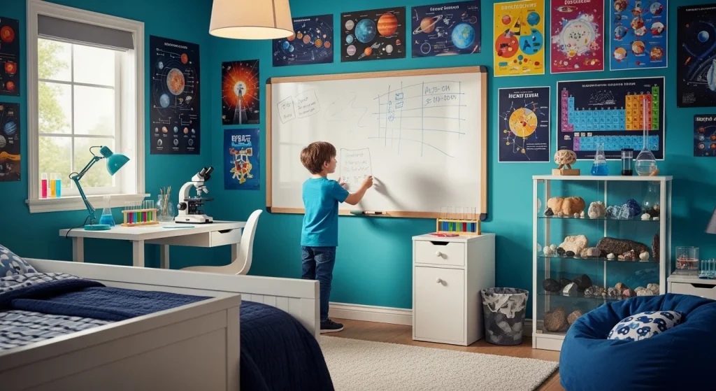 20+ Magical Rooms That Make Kids Feel Safe & Seen 18 Science Lab Theme