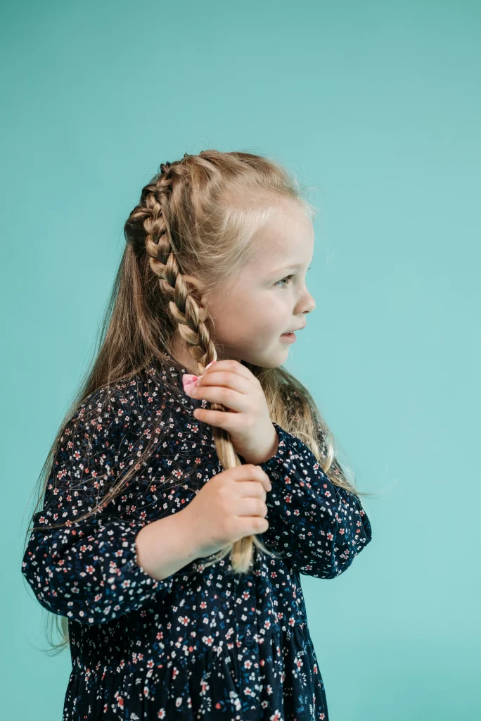 20+ Adorable Toddler Girl Hairstyles Moms Can't Get Enough Of 13 Side Braid with Bow toddler hairstyle