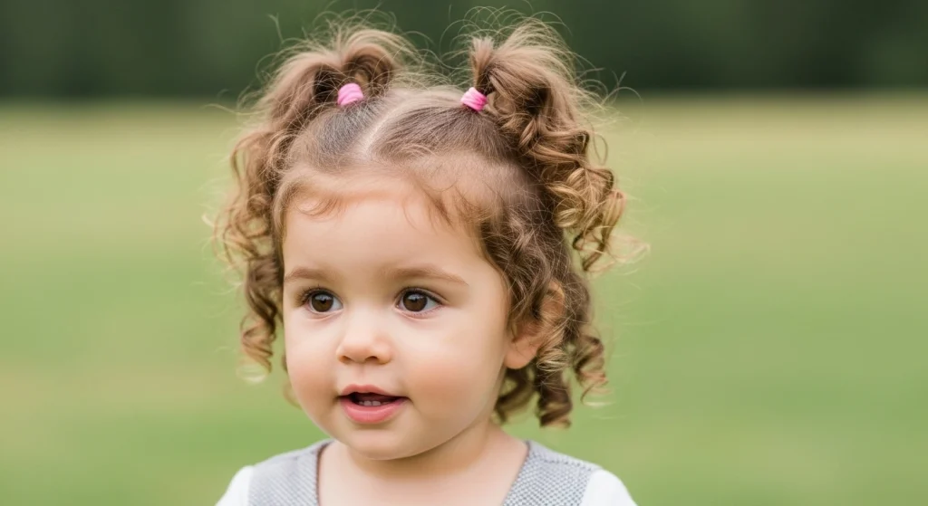 20+ Adorable Toddler Girl Hairstyles Moms Can't Get Enough Of 16 Twisted Ponytails for toddler