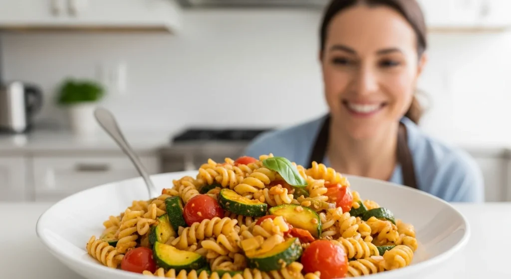 Little Tummies, Big Nutrition: Kid Meal Guide 13 Veggie Pasta Toss