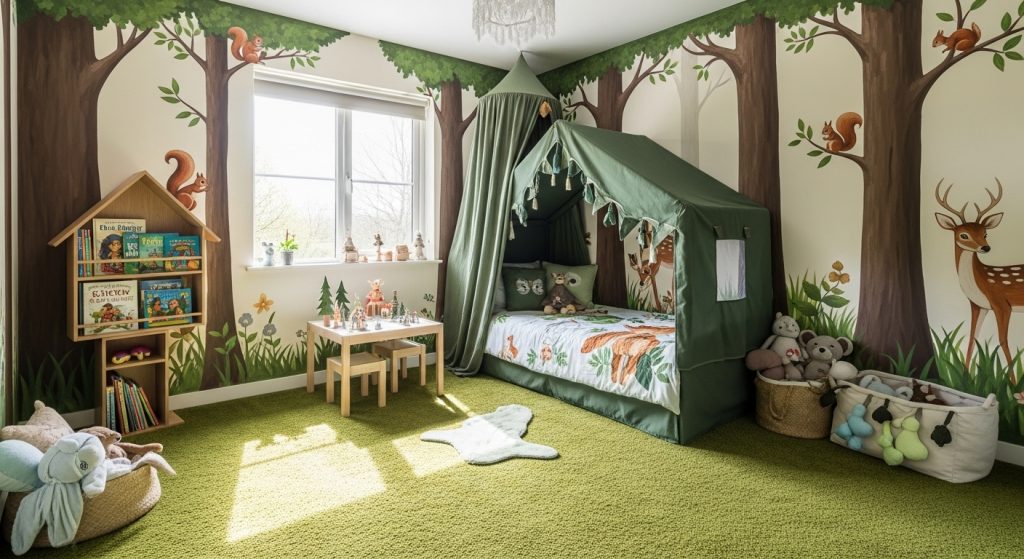 20+ Magical Rooms That Make Kids Feel Safe & Seen 5 Whimsical Forest Room
