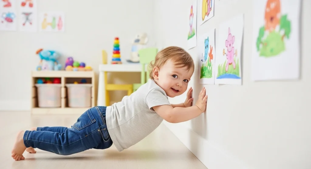 Tired of Tantrums? Try These 17 Gross Motor Activities 13 Wall Push-Ups