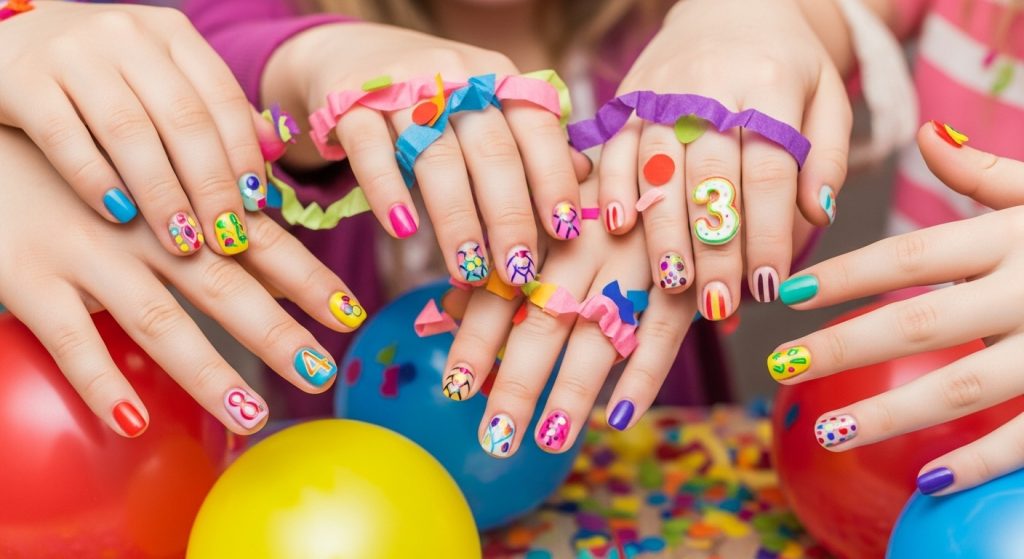 Birthday Number Nails