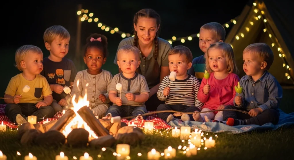 Can’t Afford Summer Camp? Try These 9 Budget-Friendly Fun Plans at Home 11 campfire night