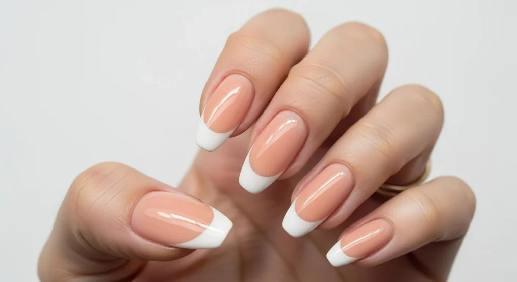 Too Hot for Polish? Try These 10 Breezy Summer Nails for Moms & Kids 4 French Tip — But Make It Peachy