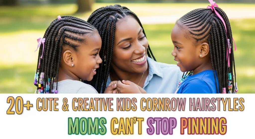 20+ Cute & Creative Kids Cornrow Hairstyles Moms Can’t Stop Pinning 2 Kids Cornrow Hairstyles