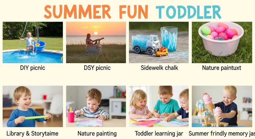 Summer Fun for Toddlers: Bucket List Magic! 13 buket list
