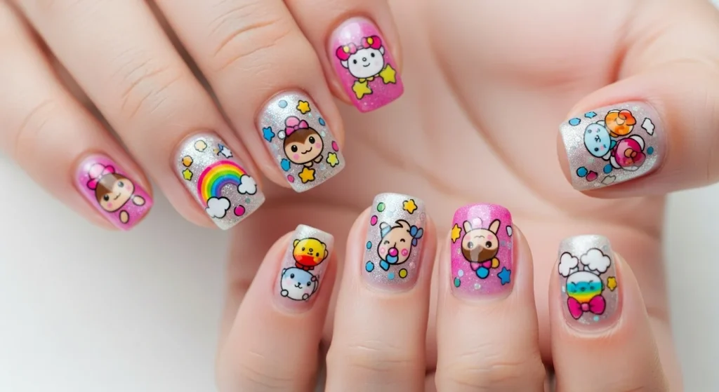 Tiny Fingers, Big Style: 15 Nail Ideas for Kids They’ll Love 9 Nail Stickers & Decals