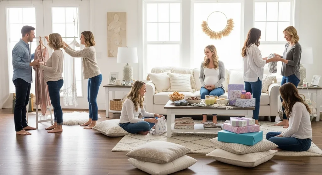 Postpartum Nesting Party: The New Way Moms Are Preparing for Baby’s Fourth Trimester 3 New Mom Trend: The Postpartum Nesting Party