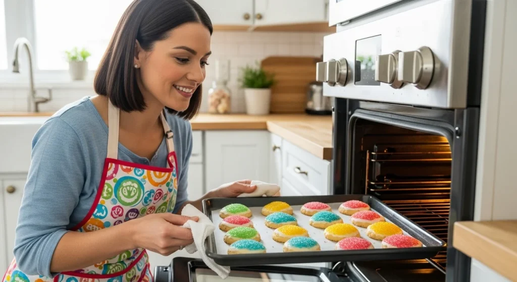 Moms Are Obsessed With These Rainbow Jello Sugar Cookies — Here’s Why 8 oven