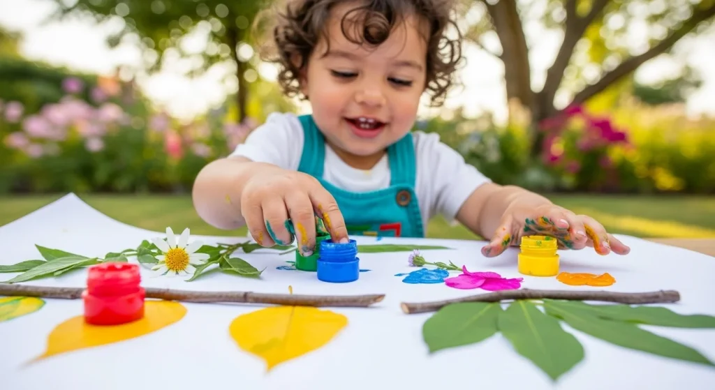 Summer Fun for Toddlers: Bucket List Magic! 8 nature painting