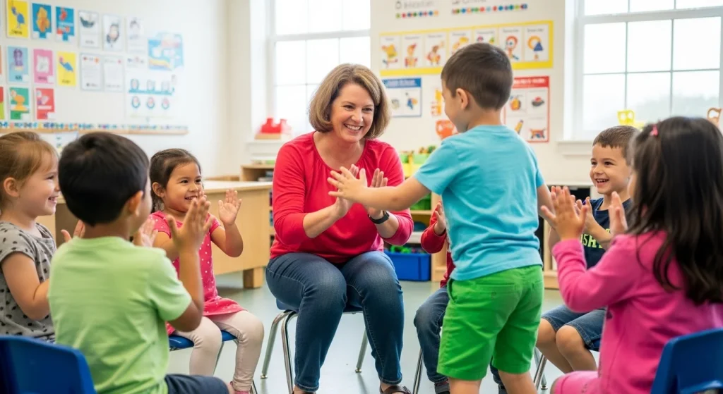 pass the clap activity kindergarten