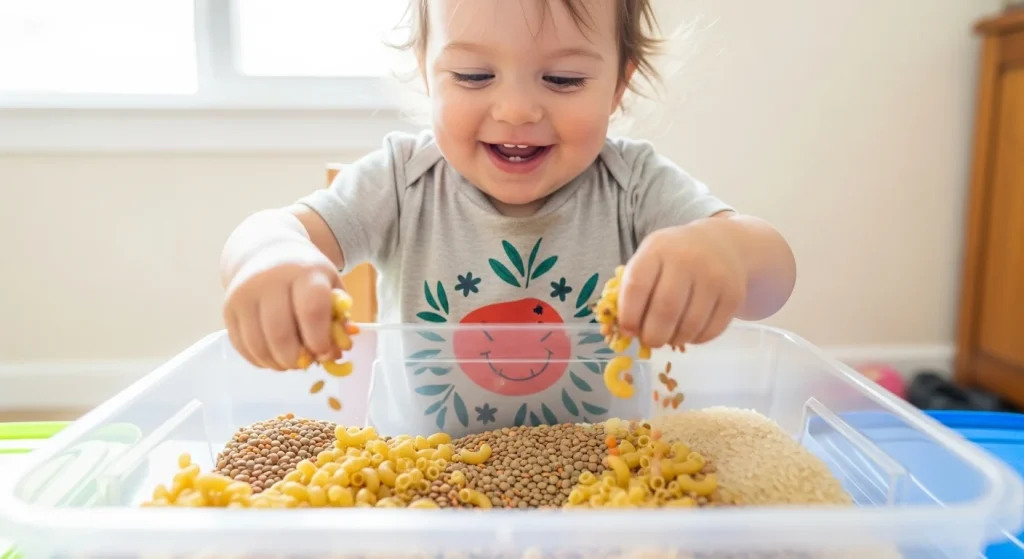 20 Easy & Cheap Toddler Activities (That Will Save Your Sanity!) 4 Sensory Bins with Pantry Staples