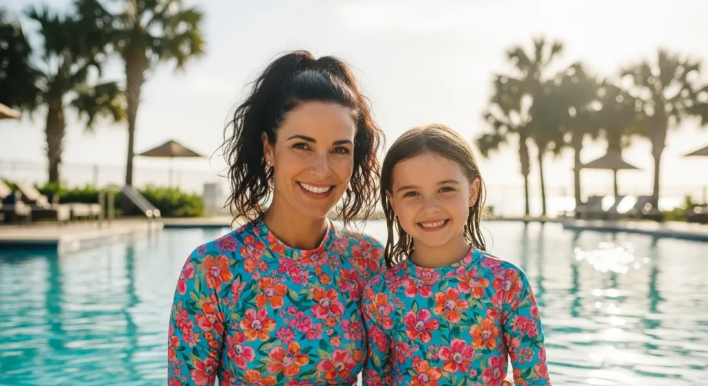 12 Cutest Mom & Daughter Matching Outfit Ideas That'll Melt Hearts Everywhere 10 Swimwear Twinning for Pool Days