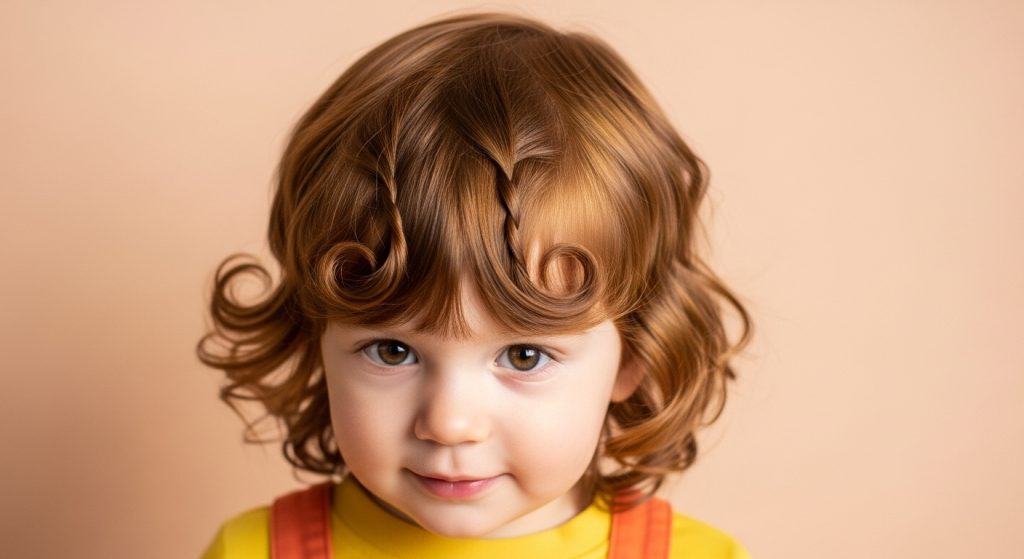 20+ Adorable Toddler Girl Hairstyles Moms Can't Get Enough Of 5 twisted Front Bangs toddler hairstyle