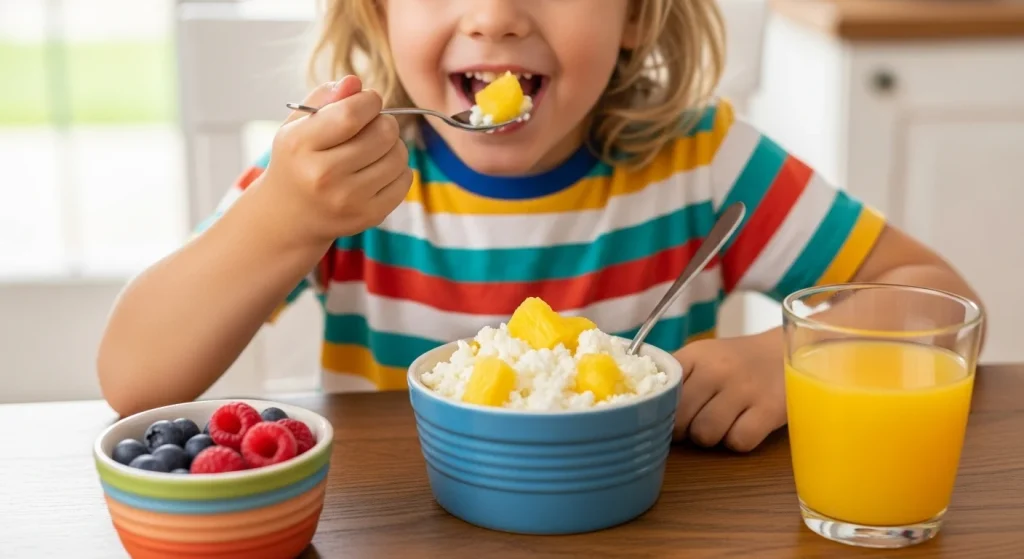 Cottage Cheese & Pineapple Bowls