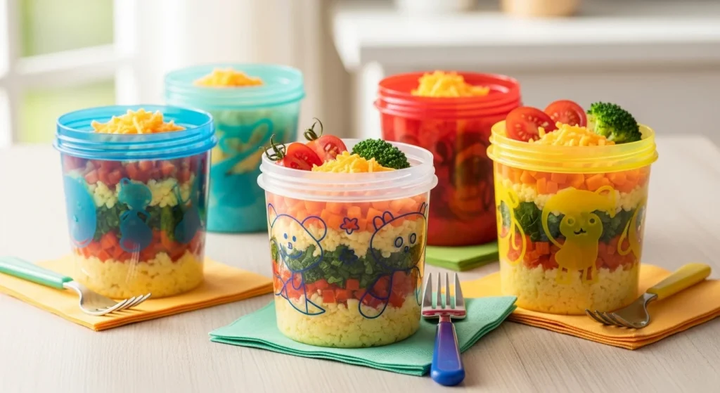Egg & Veggie Breakfast Tote Cups