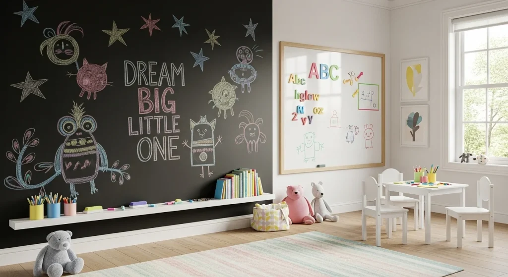  Chalkboard or Whiteboard Wall