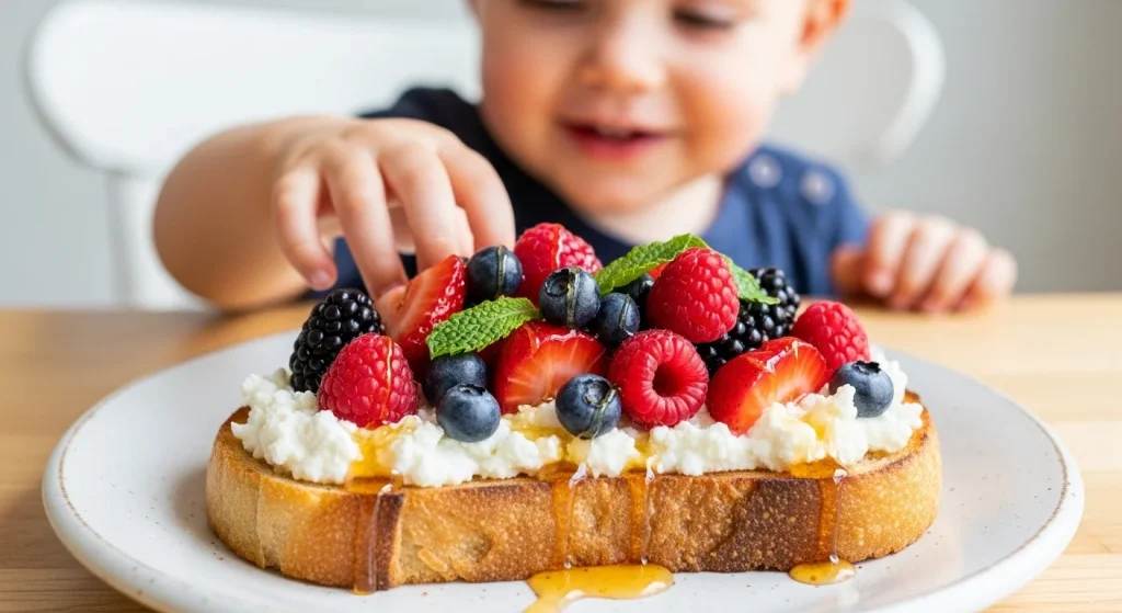 Smashed Berry & Ricotta Toast