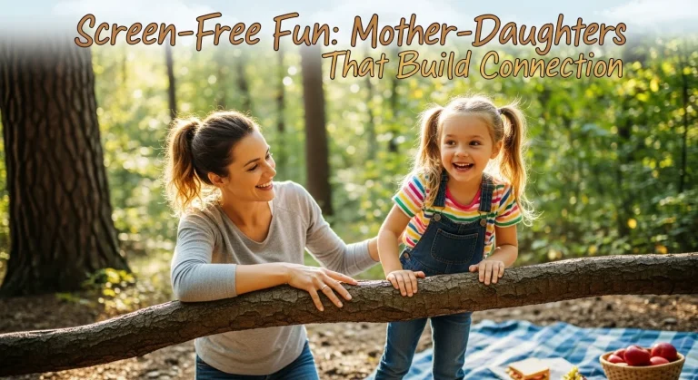Screen-Free Mother Daughter activities