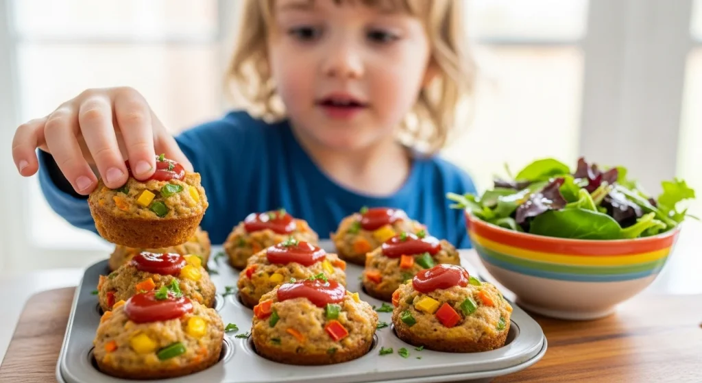 15 Wholesome Kids’ Recipes That Taste Just Like Comfort Food 6 Mini Meatloaf Muffins with Sneaky Veggies