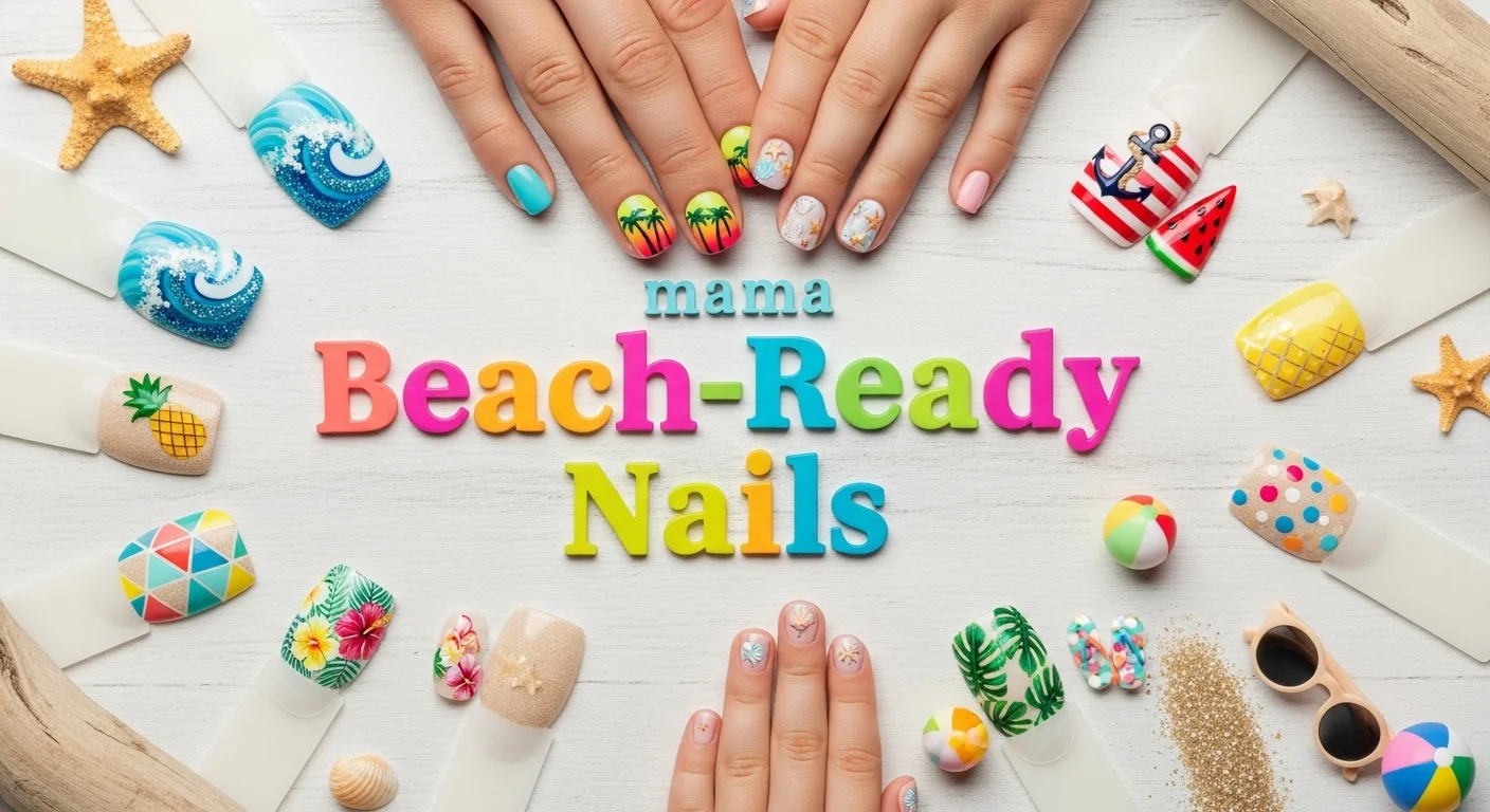 Beach‑Ready Nails: 12 Stunning Summer Designs (Including Mother–Daughter Matching Ideas!)