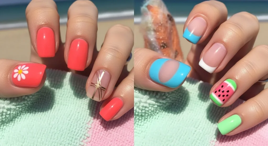 From Pool Days to Playdates: Easy Nail Styles for Summer Moms 10 Short and Shiny