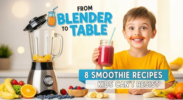 From Blender to Table: 8 Smoothie Recipes Kids Can’t Resist