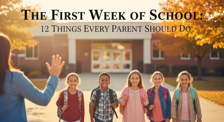 Need first week of school tips for parents? Discover 12 practical ways to make the school transition smooth and stress-free. From morning routines to homework habits, these tips help kids start strong.