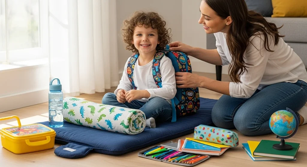 12 Back-to-School Must-Haves Moms Swear By (That Make Mornings Easier!) 11 A Comfy Nap Mat (for younger kids)